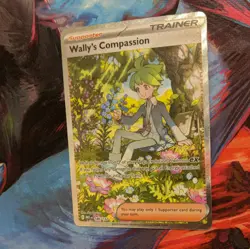 Pokemon Wally's Compassion Special Illustration Rare Holo 186/132 Me01 Mega Evo. - Image 1