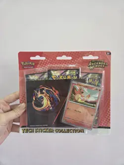 Pokemon Ascended Heroes Tech Sticker Pack Charmander INHAND ✅ - Image 1