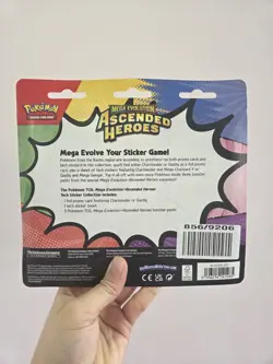 Pokemon Ascended Heroes Tech Sticker Pack Charmander INHAND ✅ - Image 2