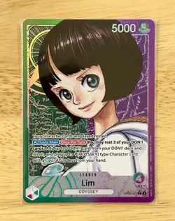 ONE PIECE TCG: Lim OP09-022 Leader (Parallel) Alt Art English NM - Image 1