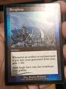 MTG Scrapheap Urza's Legacy Foil LP - Image 3