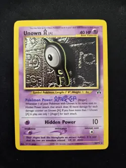 Unown [A] #33 Neo Discovery Unlimited LP - Image 1
