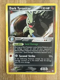 Dark Tyranitar - 20/109 - Pokemon Ex Team Rocket Returns Holo Card HP - Image 1