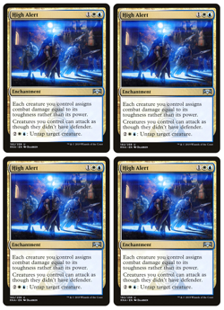 MTG - 4 x High Alert (Playset) - Enchantment - Ravnica Allegiance (RNA) - LP - Image 1