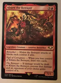 1x MTG Kharn the Betrayer - Universes Beyond: Warhammer 40,000 (40K) #79 - Magic - Image 5