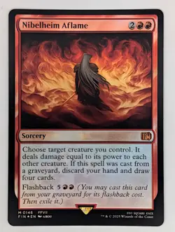 (Foil) Nibelheim Aflame (146) FINAL FANTASY Mtg NM - Image 1
