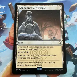 1x MTG Abandoned Air Temple - Avatar Rare Land! NM Mint! Regular NP - Image 1