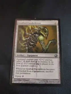 Grafted Exoskeleton #162 (NM) Scars of Mirrodin SOM Magic MTG Tcg - Image 3