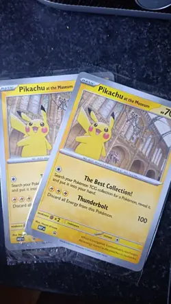 Pikachu At The Museum, Pokemon X Natural History Museum Jumbo Promo - SEALED - Image 1
