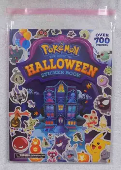 POKEMON OFFICIAL HALLOWEEN 700+ STICKER BOOK * NEW UNCIRCULATED * FREE SHIPPING - Image 1
