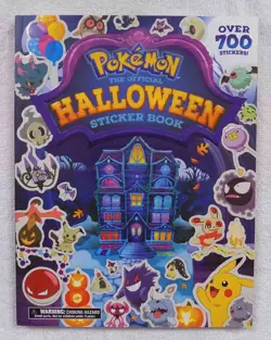 POKEMON OFFICIAL HALLOWEEN 700+ STICKER BOOK * NEW UNCIRCULATED * FREE SHIPPING - Image 2