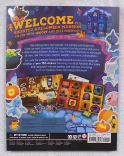 POKEMON OFFICIAL HALLOWEEN 700+ STICKER BOOK * NEW UNCIRCULATED * FREE SHIPPING - Image 3