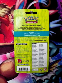 Pokemon TCG ~ Sword & Shield Darkness Ablaze Blister Pack w Mawile/Tyranitar Pin - Image 2