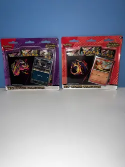 Pokemon TCG Ascended Heroes Tech Sticker Collection - Red + Purple - Image 1