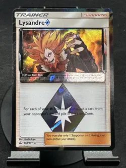 Pokemon TCG Lysandre Forbidden Light 110/131 Holo Rare LP. - Image 1