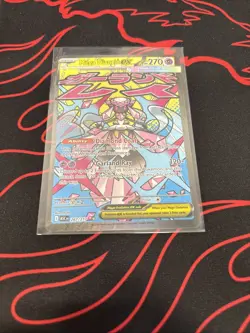Mega Diancie ex 267/217 Ascended Heroes Evolution Rare Pokemon Full Art Card NM - Image 2