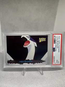 2000 TOPPS POKEMON THE MOVIE 2000 44 LUGIA REVEALED FOIL PSA 9 - Image 1