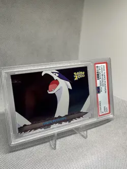 2000 TOPPS POKEMON THE MOVIE 2000 44 LUGIA REVEALED FOIL PSA 9 - Image 3