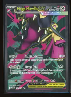 Mega Mawile ex 2025 Pokemon Mega Evolution 162/132 Ultra Rare Holo - Image 1