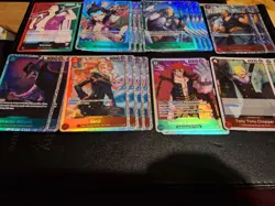 One Piece TCG/CCG Red/Green Smoker Deck Ready to Play - Image 1