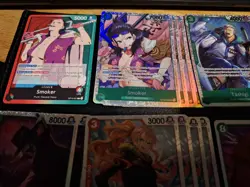 One Piece TCG/CCG Red/Green Smoker Deck Ready to Play - Image 2