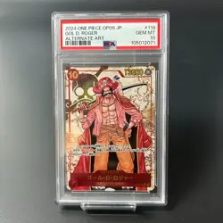 PSA 10 Gol D. Roger OP09-118 Alt Art SEC Emperors in the New World ONE PIECE JPN - Image 1