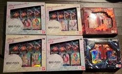 6 ONE PIECE ILLUSTRATION BOXES 2X VOL.1 2X VOL.2 1X VOL.5 1X VOL.6 FREE SHIPPING - Image 1