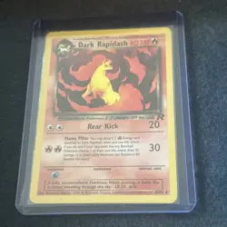Pokemon TCG WoTC Dark Rapidash 44/82 Team Rocket Vintage Near Mint Free Shipping - Image 1