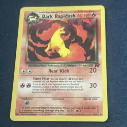 Pokemon TCG WoTC Dark Rapidash 44/82 Team Rocket Vintage Near Mint Free Shipping - Image 5