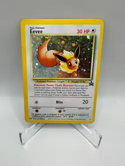 Pokemon Eevee 11 WOTC - Black Star Promo Holo - LP - Image 1