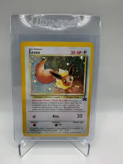 Pokemon Eevee 11 WOTC - Black Star Promo Holo - LP - Image 3