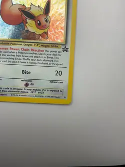 Pokemon - Eevee Black Star Promo 11 Holo - Rare - 1999-2000 WoTC - Image 3