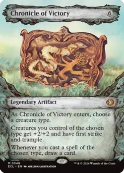 Chronicle of Victory (Showcase) (ECL-346) - Lorwyn Eclipsed Foil - Image 1