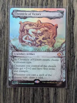 Chronicle of Victory - Foil Fable Frame Showcase (0346) Lorwyn Eclipsed MTG Card - Image 1