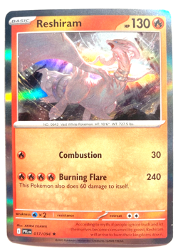 Pokemon Reshiram Rare + FREE extra Rare card! - Image 1