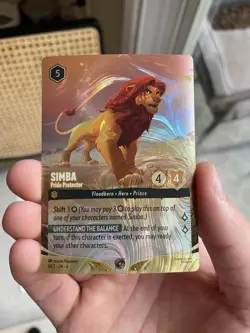 Disney Lorcana: Simba Pride Protector Foil Card DLC Challenge Promo Prize Top 64 - Image 1