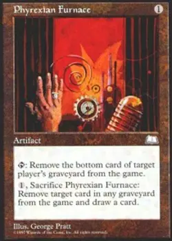 MTG magic cards 1x Phyrexian Furnace Weatherlight Light Play, English - Image 1