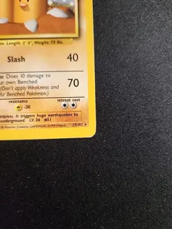 Dugtrio - 19/102 -LP- Pokemon Base Set Unlimited Rare Card WOTC - Image 5