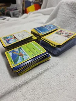 Pokemon HUGE Card Lot! Large Binder Full And Loose Cards On Top! 2015-2020 - Image 4