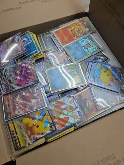 Pokemon HUGE Card Lot! Large Binder Full And Loose Cards On Top! 2015-2020 - Image 5