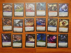 Riftbound Nexus Nights Promo Cards One (1) Full Set Of 18 Uncommon And Common - Image 1