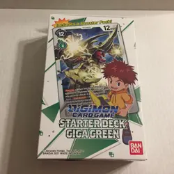New Digimon Card Game Starter Deck Giga Green - 56 Cards - Image 1
