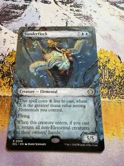 Sunderflock - Showcase Lorwyn Eclipsed MTG - Image 2