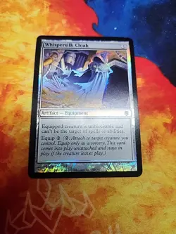 Whispersilk Cloak - Darksteel (DST) - Foil - LP - Image 1