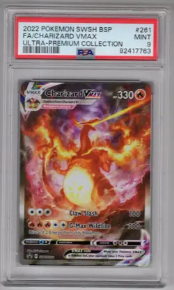 Pokemon Sword & Shield Ultra Premium Collection #261 Charizard PSA 9 - Image 1