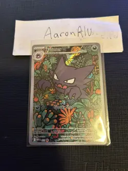 Pokemon Haunter Illustration Rare 027 Black Star Promo Me: Mega Evolution Holo - Image 1