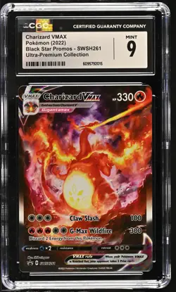 Charizard Vmax SWSH261 Ultra-premium Collection Pokemon CGC 9 Mint *015 - Image 1