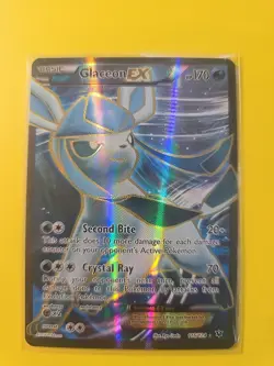 Pokemon TCG Glaceon EX XY: Fates Collide Ultra Rare Card 116/124 - Image 1