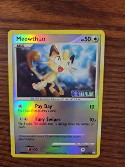 Meowth 106/146 - Platinum Stamped Burger King Promo - Pokemon TCG Reverse Holo - Image 5