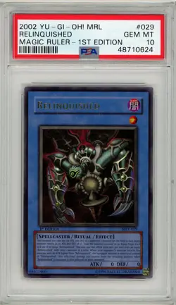 Relinquished MRL-029 1st Edition Ultra Rare Yugioh PSA 10 *624 - Image 1